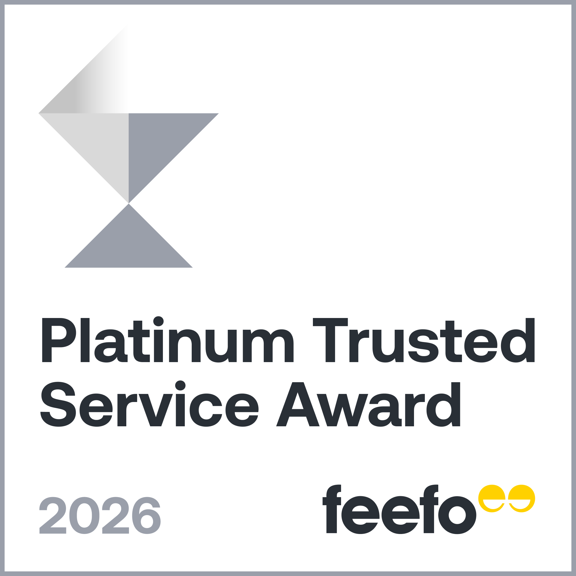 Feefo platinum logo 2024