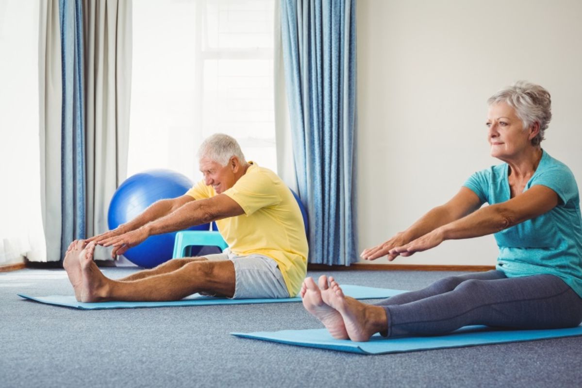 Older people keeping fit