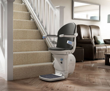 Stairlift installed in the home