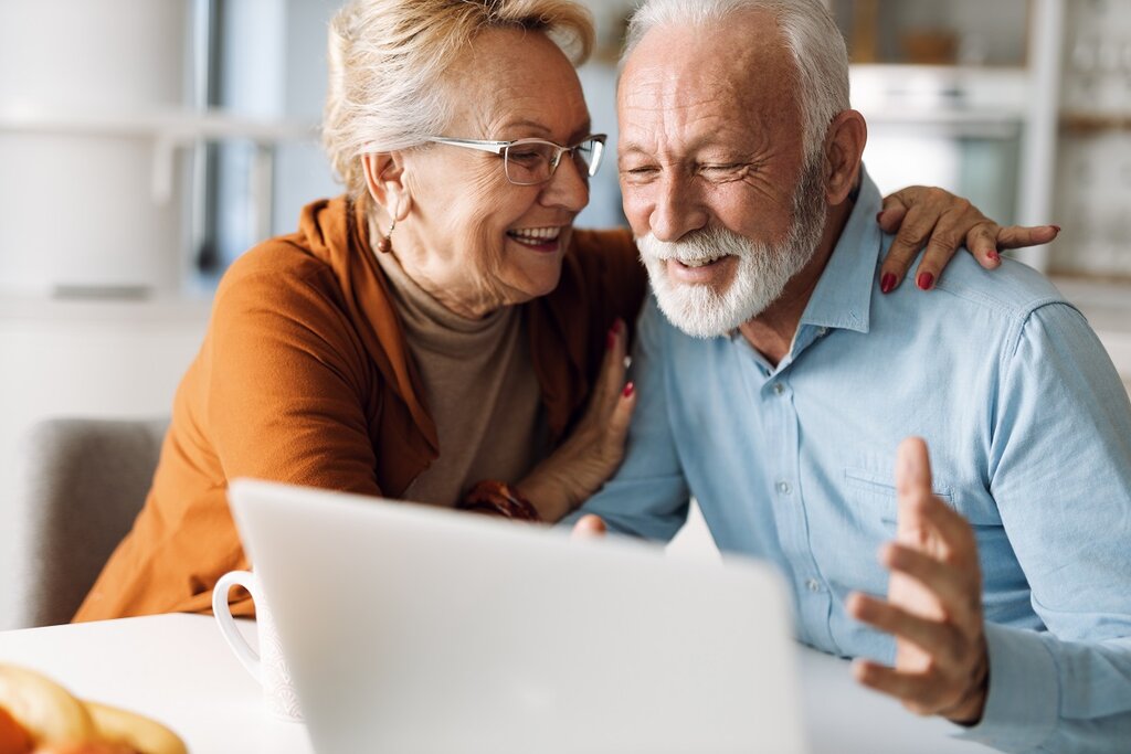 Retired couple