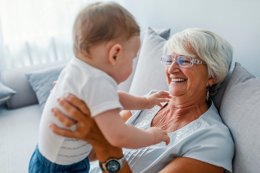 Grandmother with grandchild