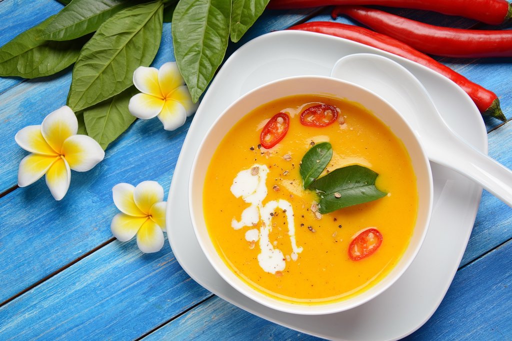 Thai pumpkin soup