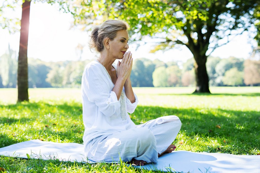 Yoga in the park