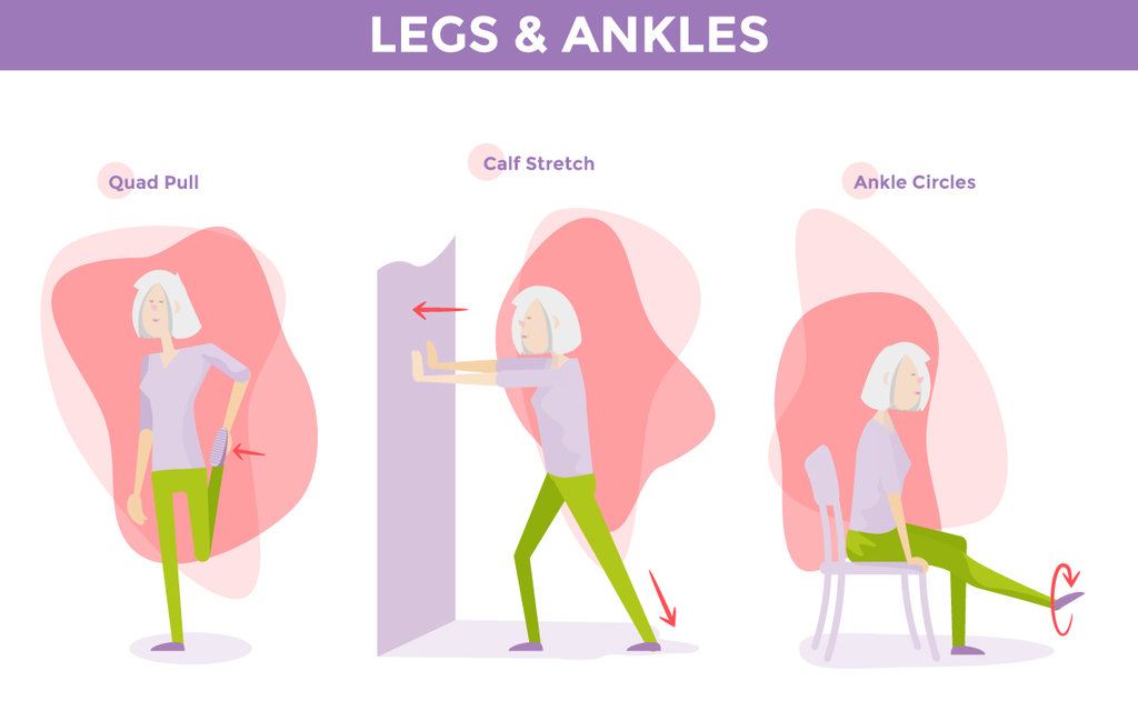 leg and ankle stretches