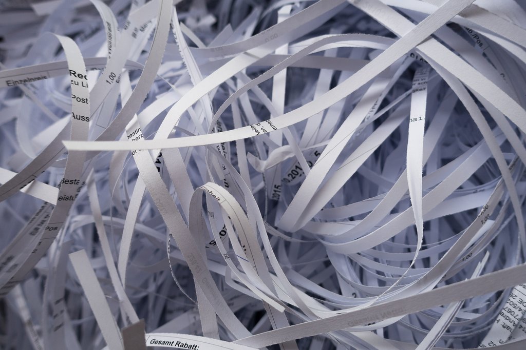 Shredded paper