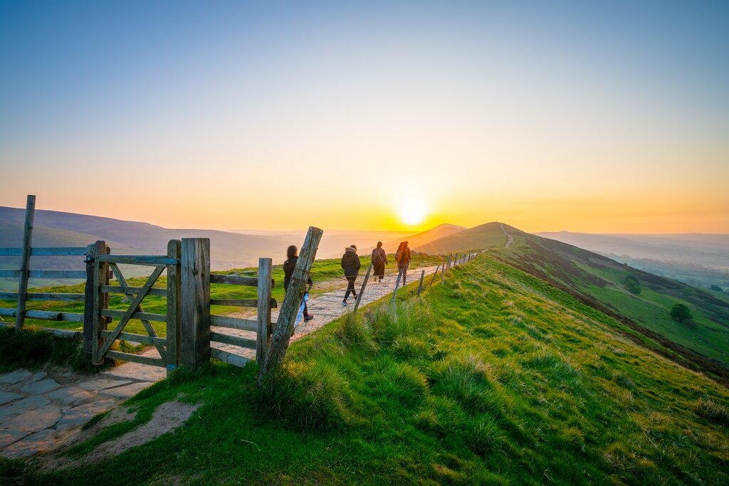 Walkers in the Peak District