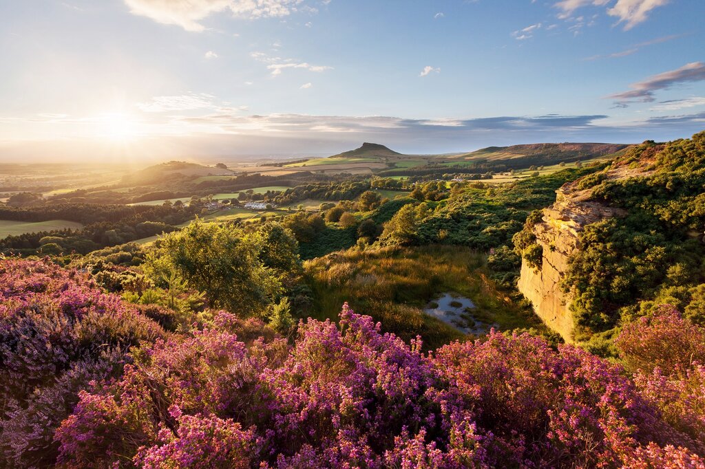 View from Cockshaw Hill in the North York Moors National Park