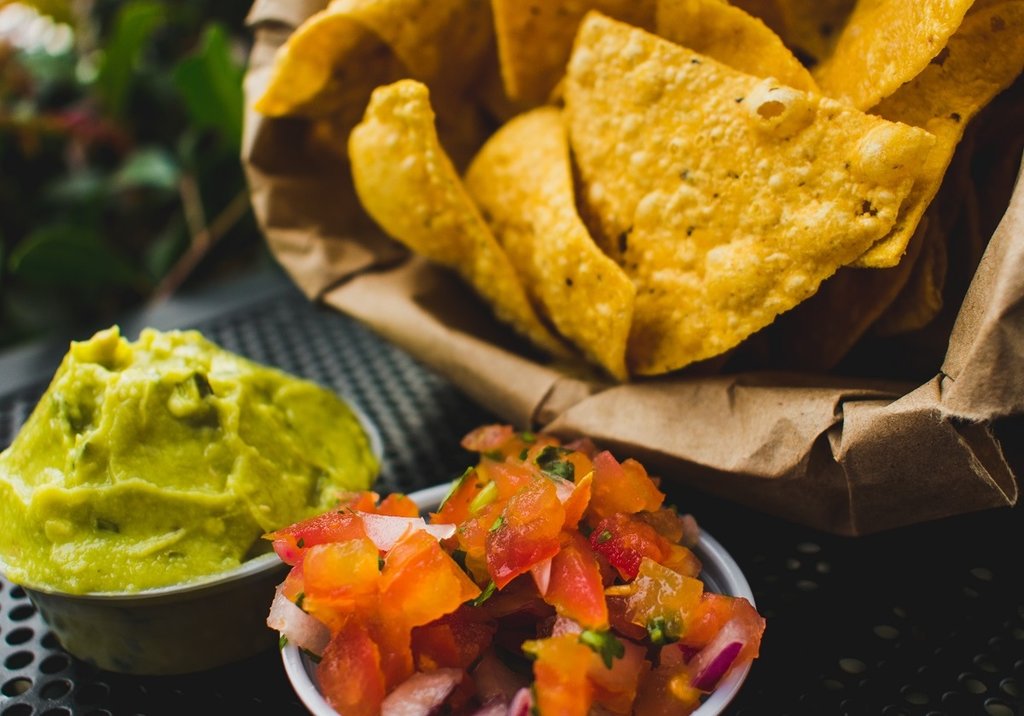 snacks on a table