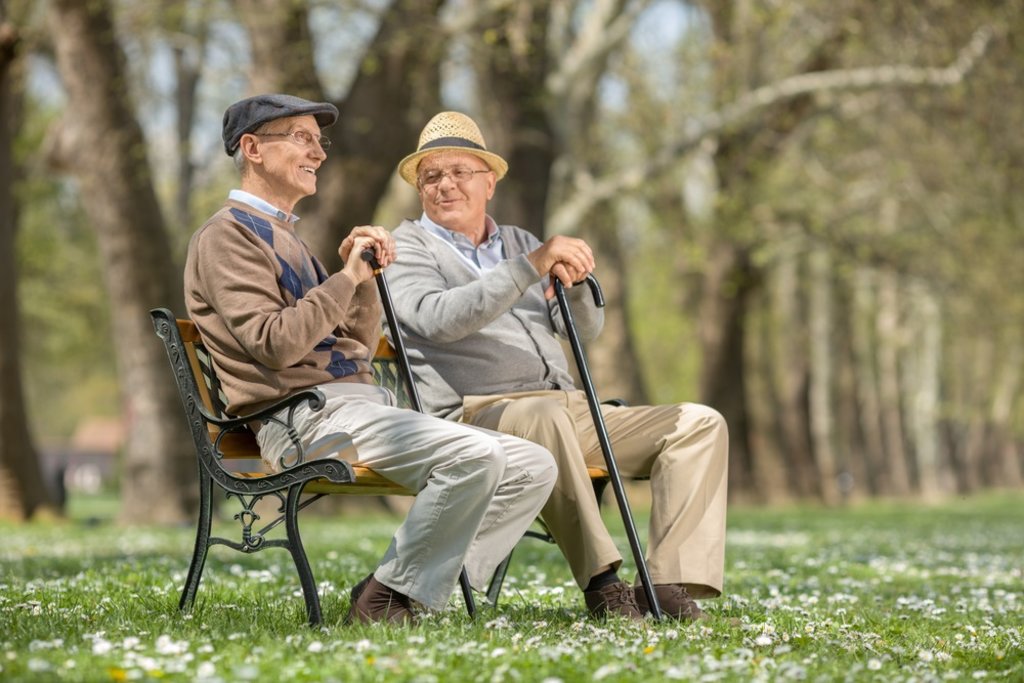 old people in park