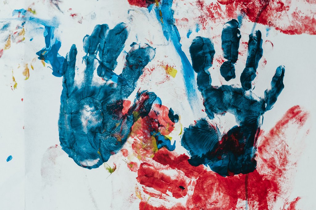 Child handprints