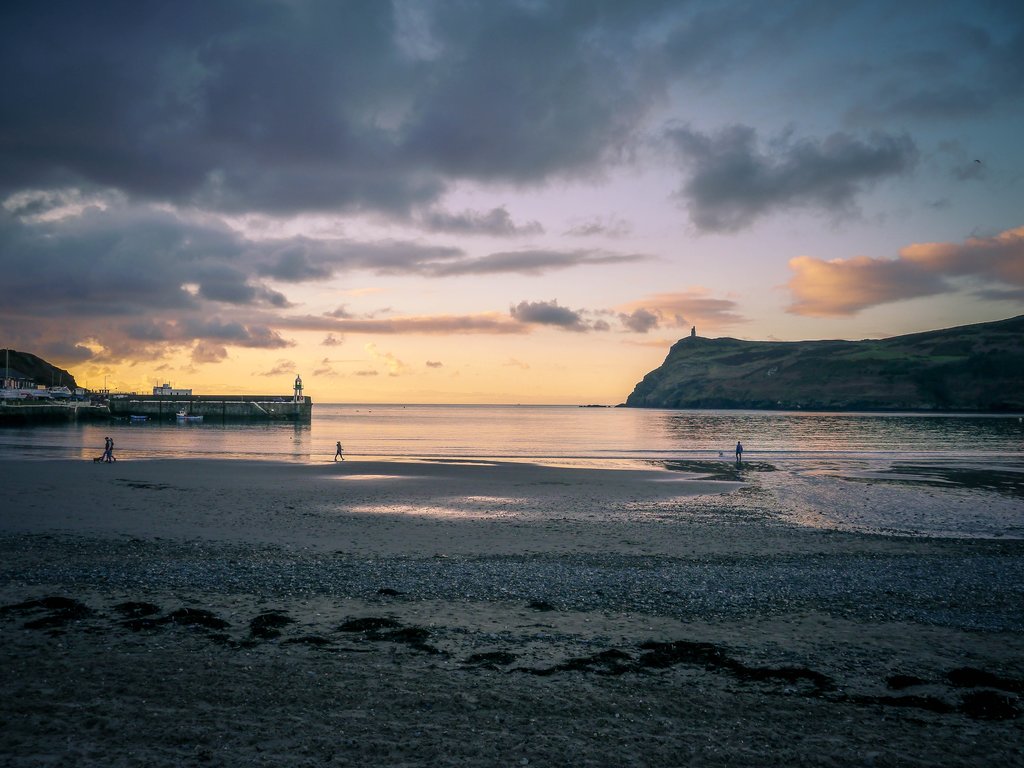 The Isle of Man in the evening