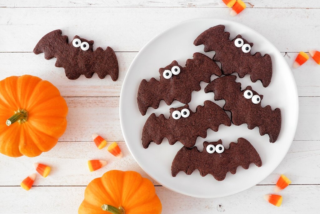 Halloween Bat cookies